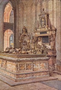 La chapelle du guerrier, cathédrale de Canterbury, vue vers l
