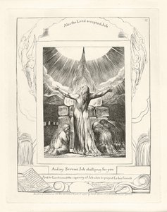 Et mon serviteur Job priera pour vous, 1825 - William Blake