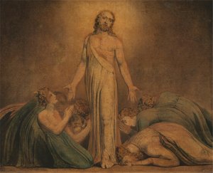 Le Christ apparaissant aux apôtres après la résurrection - William Blake