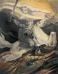 La mort sur un cheval pâle, c.1800 - William Blake