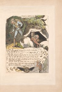 Europe. Une Prophétie, Planche 3, Prélude - William Blake