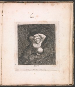 Pour les enfants. Les Portes du Paradis, Planche 5, "Terre" - William Blake