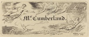 Carte de George Cumberland - William Blake