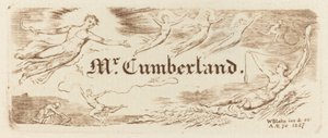 La carte de George Cumberland - William Blake