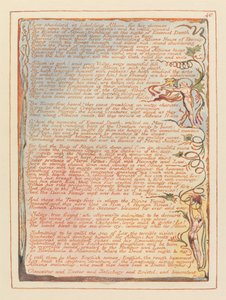 Jérusalem, Planche 40, Los Frissonna en Voyant Albion.... - William Blake