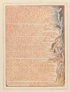 Jérusalem, Planche 5, Les Rives de la Tamise.... - William Blake