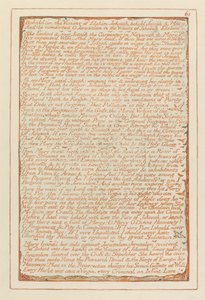 Jérusalem, Planche 61 - William Blake