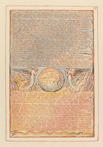 Jérusalem, Planche 72, Et les Trente-deux Comtés.... - William Blake