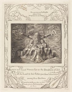 Job et ses filles - William Blake