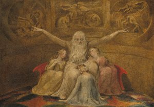 Job et ses filles, 1799-1800 - William Blake