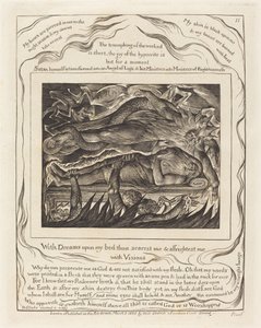 Les mauvais rêves de Job - William Blake
