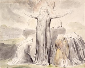 Le Sacrifice de Job: Et mon serviteur Job priera pour vous - William Blake