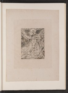Les fils et les filles de Job submergés par Satan - William Blake