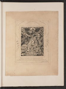Les fils et les filles de Job submergés par Satan - William Blake