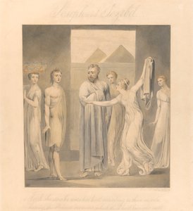 Joseph et la femme de Potiphar - William Blake