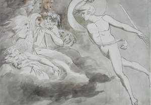 Satan approchant la Cour du Chaos