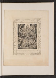 Satan devant le trône de Dieu - William Blake