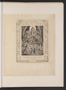 Satan devant le trône de Dieu - William Blake