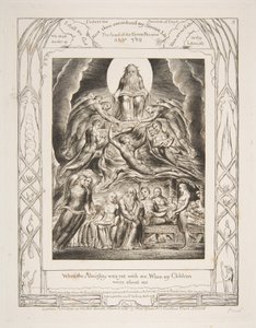 Satan devant le trône de Dieu, des Illustrations du Livre de Job - William Blake