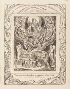 Satan quittant la présence du Seigneur - William Blake