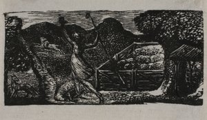 Le Berger chasse le loup, des Pastorales de Virgile