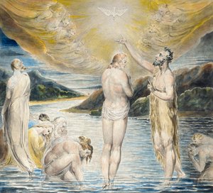 Le Baptême du Christ, vers 1803 - William Blake