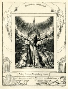 Le Livre de Job 42:8 illustré par William Blake - William Blake