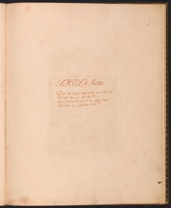 Le Livre de Thel, Planche 1, La Devise de Thel... - William Blake