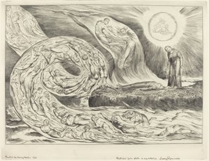 Le Cercle des Luxurieux; Paolo et Francesca - William Blake