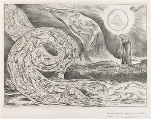 Le Cercle des Luxurieux; Paolo et Francesca - William Blake