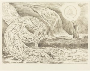 Le cercle des luxurieux : Paolo et Francesca, 1827 - William Blake