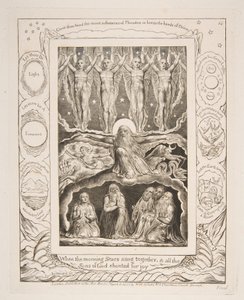 La Création, des Illustrations du Livre de Job, 1825-26 - William Blake