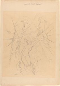 La Descente des anges vers une des filles des hommes