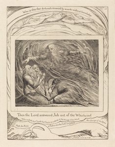 Le Seigneur répondant à Job du tourbillon - William Blake