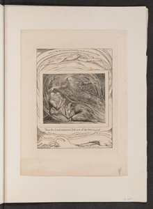 Le Seigneur répondant à Job du tourbillon - William Blake