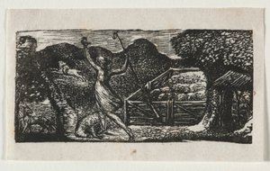 Les Pastorales de Virgile, Églogue I : Le berger chasse un loup, 1821