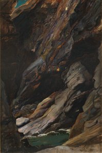 Rochers à Tintagel - William Blake Richmond