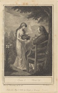 Chant I, Vers 29 - William Blake after Mary Ann Flaxman