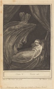Chant V, Vers 43 - William Blake after Mary Ann Flaxman