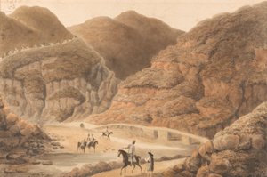 Passage dans les montagnes entre Nisa et Villa Velha - William Bradford