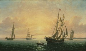 La goélette Jane de Bath, Maine - William Bradford