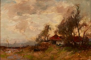 Une ferme - William Bradley Lamond