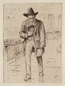 Alexander Campbell Fraser, professeur de logique et de métaphysique - William Brassey (after) Hole