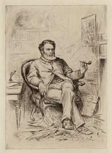 David Masson, professeur de rhétorique et de littérature anglaise - William Brassey (after) Hole