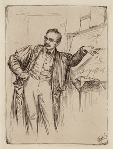 George Chrystal, professeur de mathématiques (gravure) - William Brassey (after) Hole