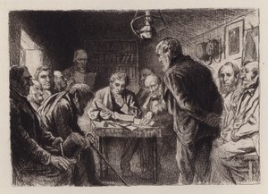 La Session de Kirk (gravure) - William Brassey (after) Hole