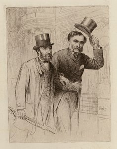 Thomas Smith Clouston, Conférencier sur les maladies mentales; Douglas Argyll Robertson, Conférencier sur les maladies des yeux - William Brassey (after) Hole