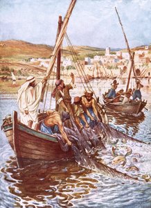 Une grande multitude de poissons - William Brassey Hole