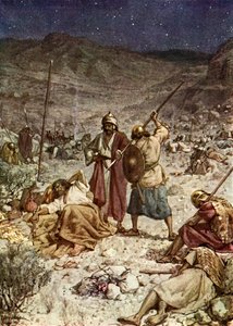 David épargne la vie de Saül - Bible