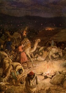 Gédéon dans le camp des Madianites - Bible
